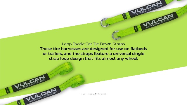 Amazon.com: VULCAN Exotic Car Rim Tie Down Set - 2 Inch x